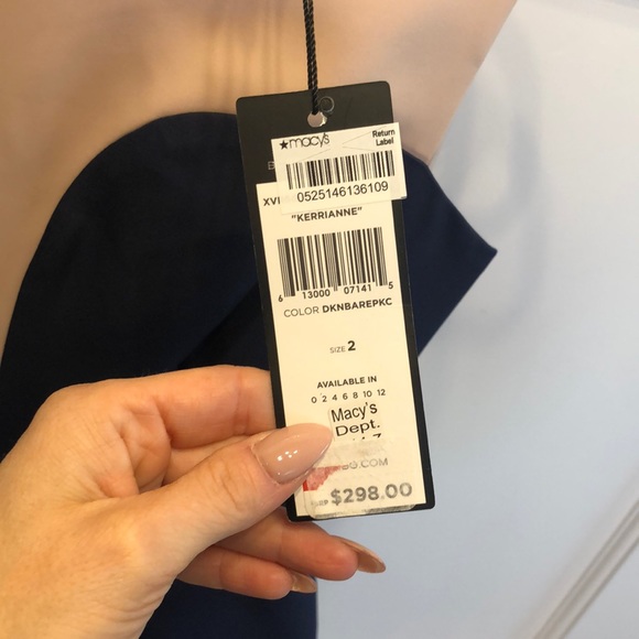 BCBG Peplum Cocktail Dress - Picture 2 of 6